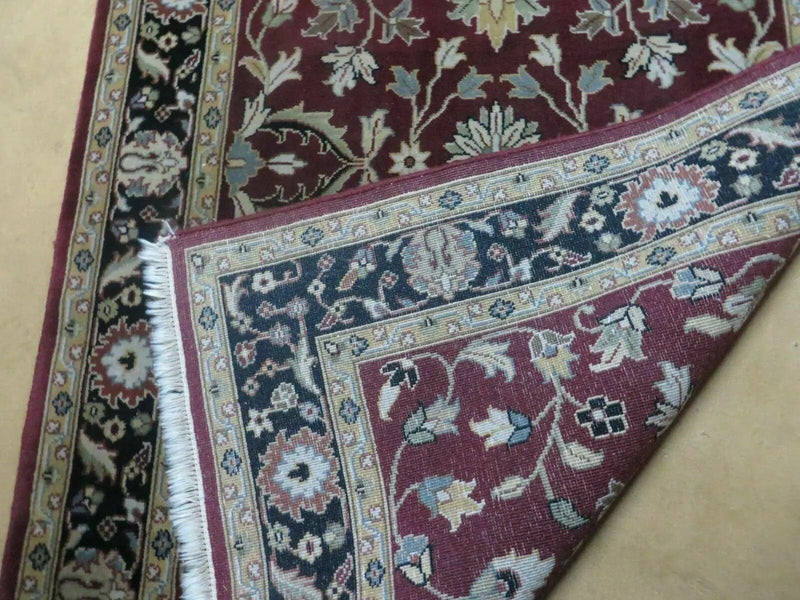 4' X 6' Handmade Finely Knotted Indian Agra Pattern Wool Rug Nice by Jewel Rugs