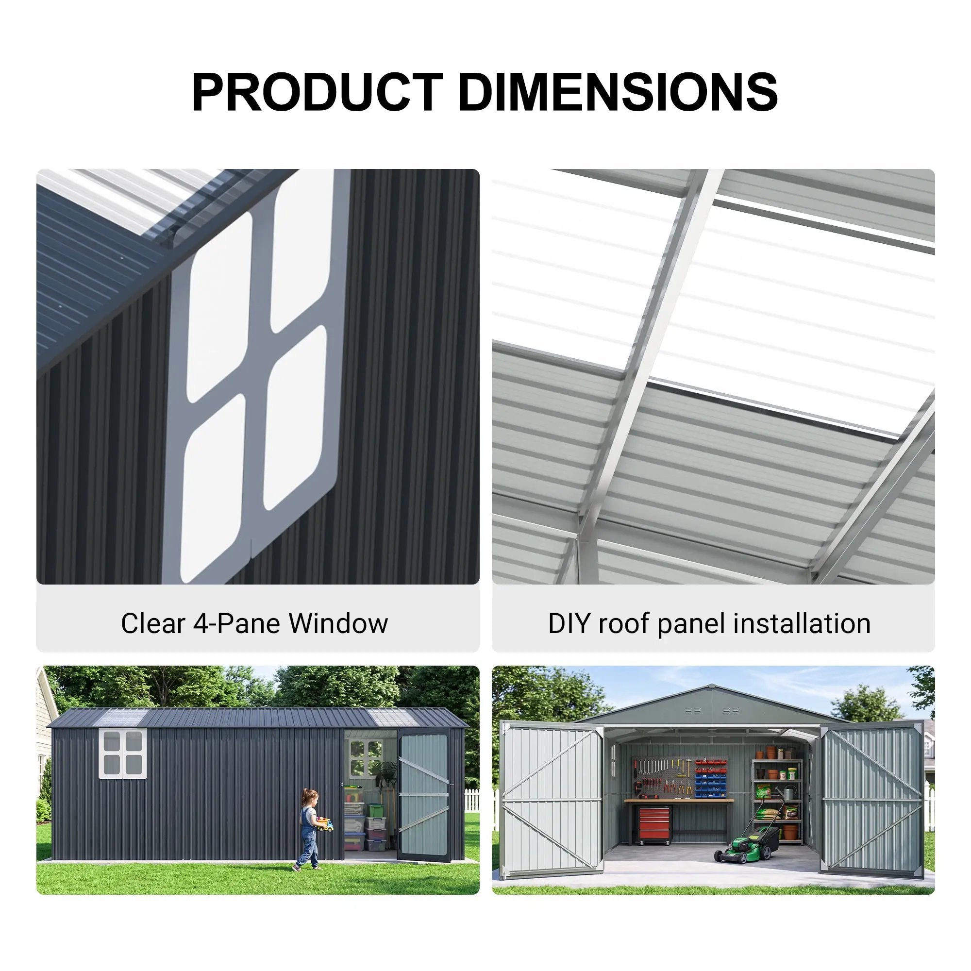 Outdoor Storage Shed 20x13 FT by HouseOfZazla