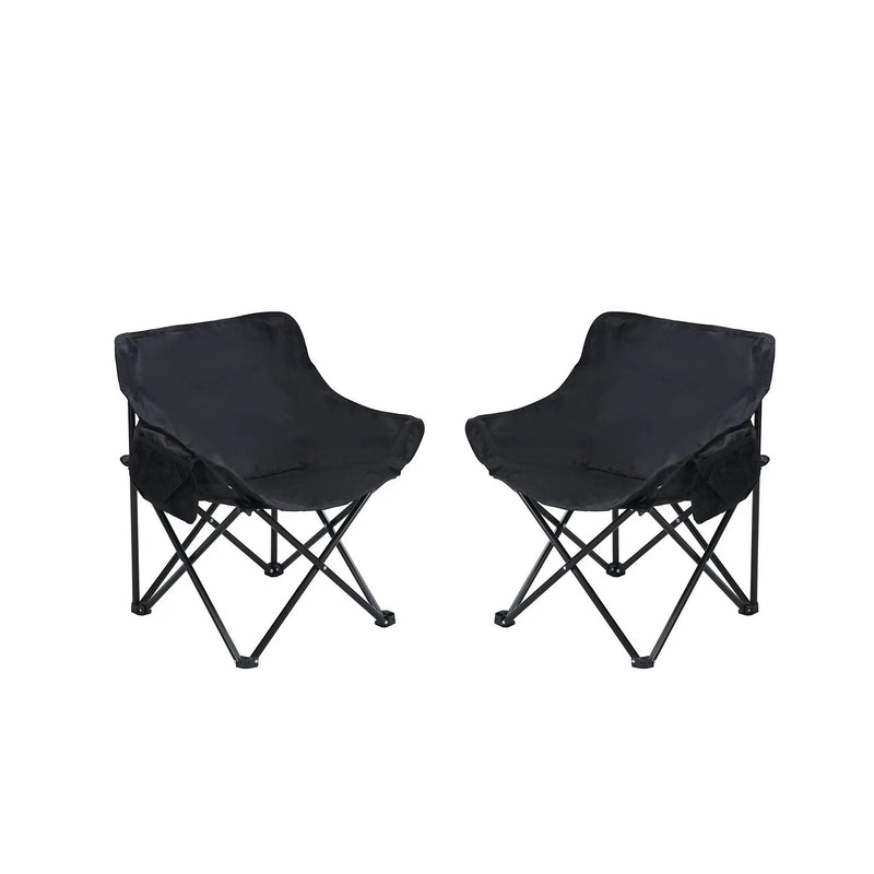 Portable Folding Camping Chairs With Carry Bag (Set of 2) by HouseOfZazla