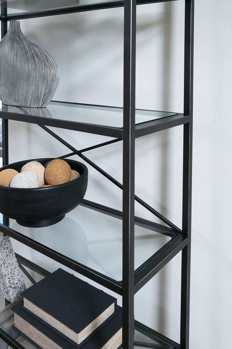 Dakerwell - Bookcase - Antique Black by Unique Piece Furniture
