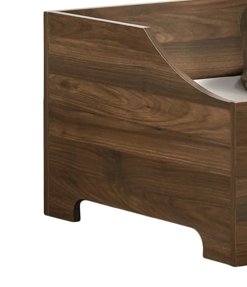 Gibson - Alder Wood Finish Comfy Pet Bed With Cushion - Brown by HouseOfZazla