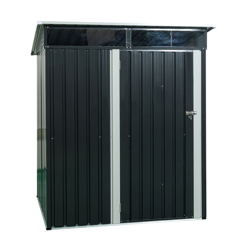 Outdoor Metal Storage Shed Transparent Plate by HouseOfZazla