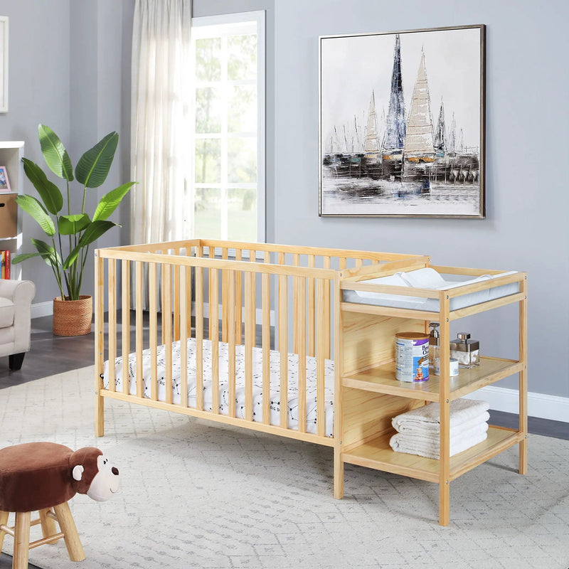 Palmer - 3-in-1 Convertible Crib / Changer Combo by HouseOfZazla