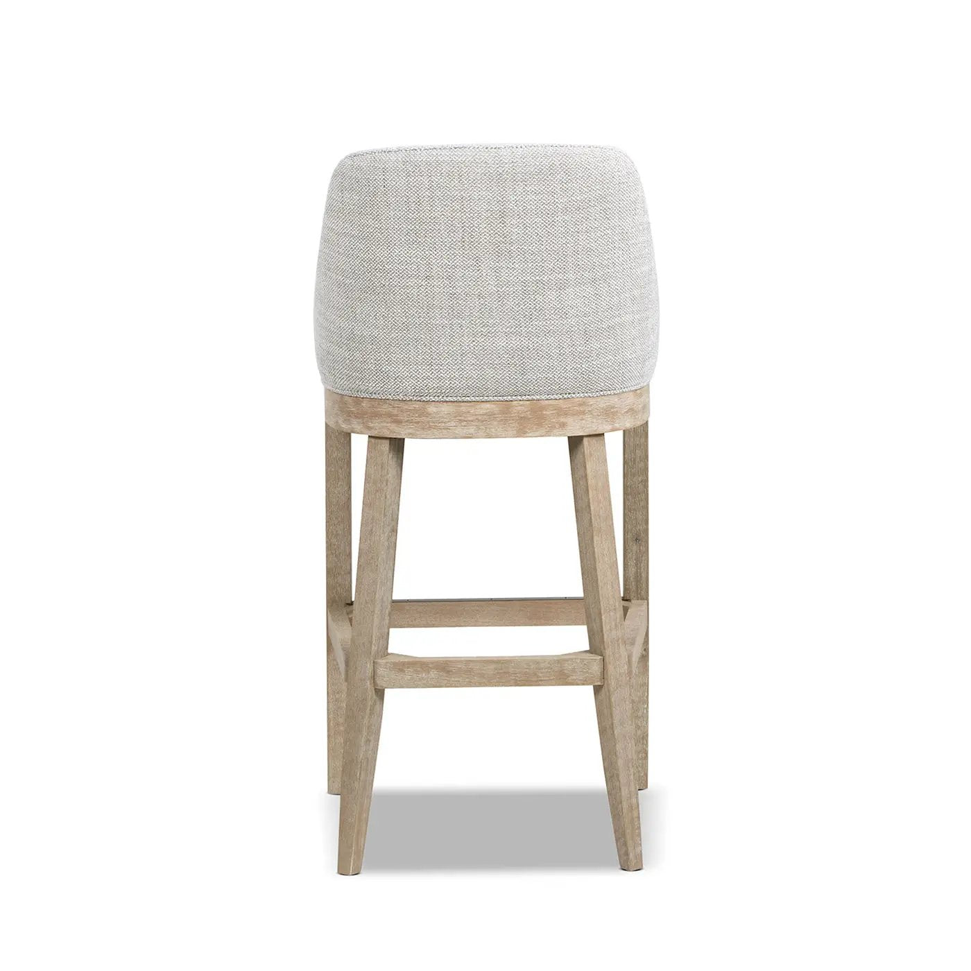 Newport 30.5" Coastal Curved Back Upholstered Barstool by HouseOfZazla
