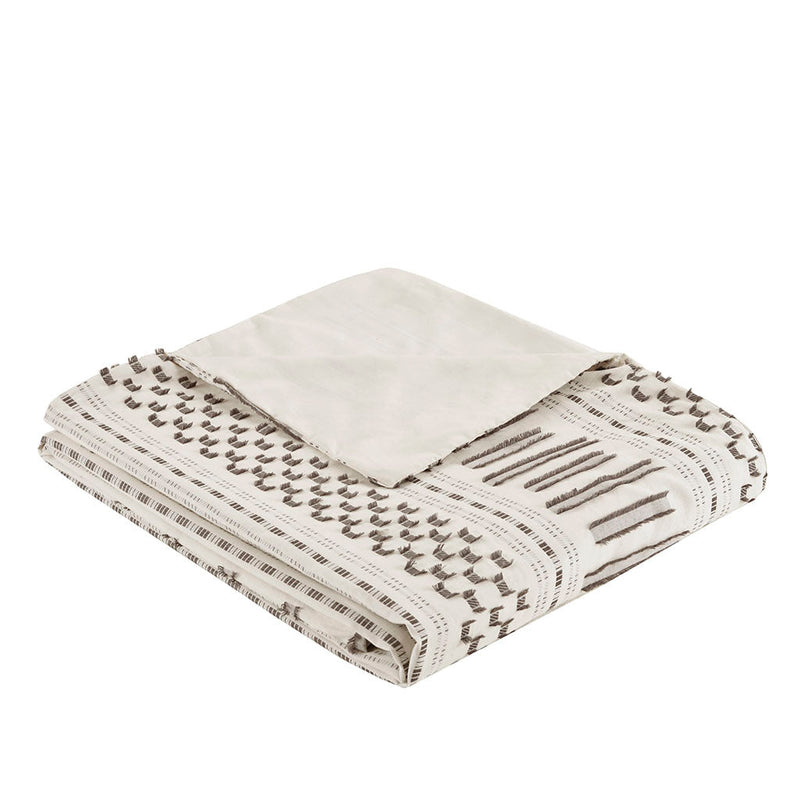 Full/Queen Cotton Jacquard Duvet Cover Mini Set by HouseOfZazla