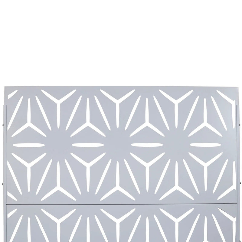 Outdoor & Indoor Metal Privacy Screen, Freestanding Decorative Panels by Unique Piece Furniture