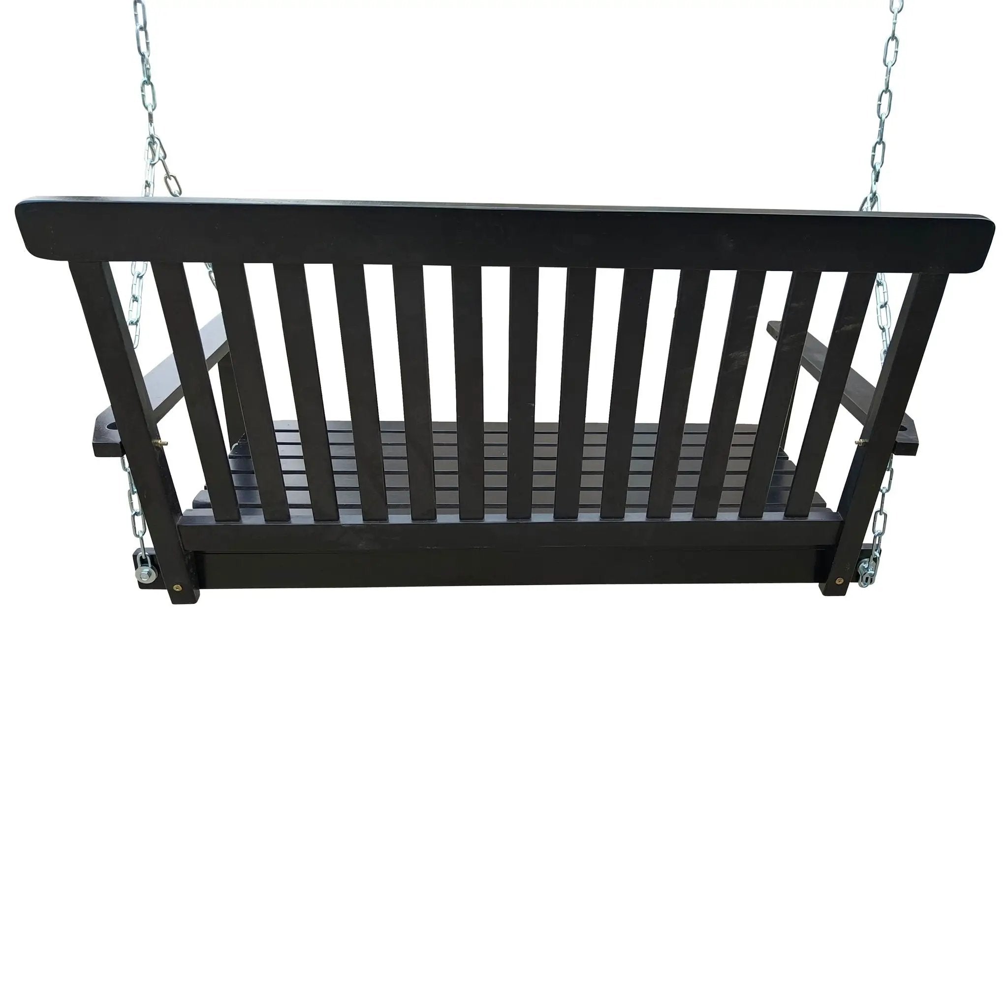 Front Porch Swing With Armrests For Outdoor Patio, Garden Yard, Backyard Or Sunroom by HouseOfZazla