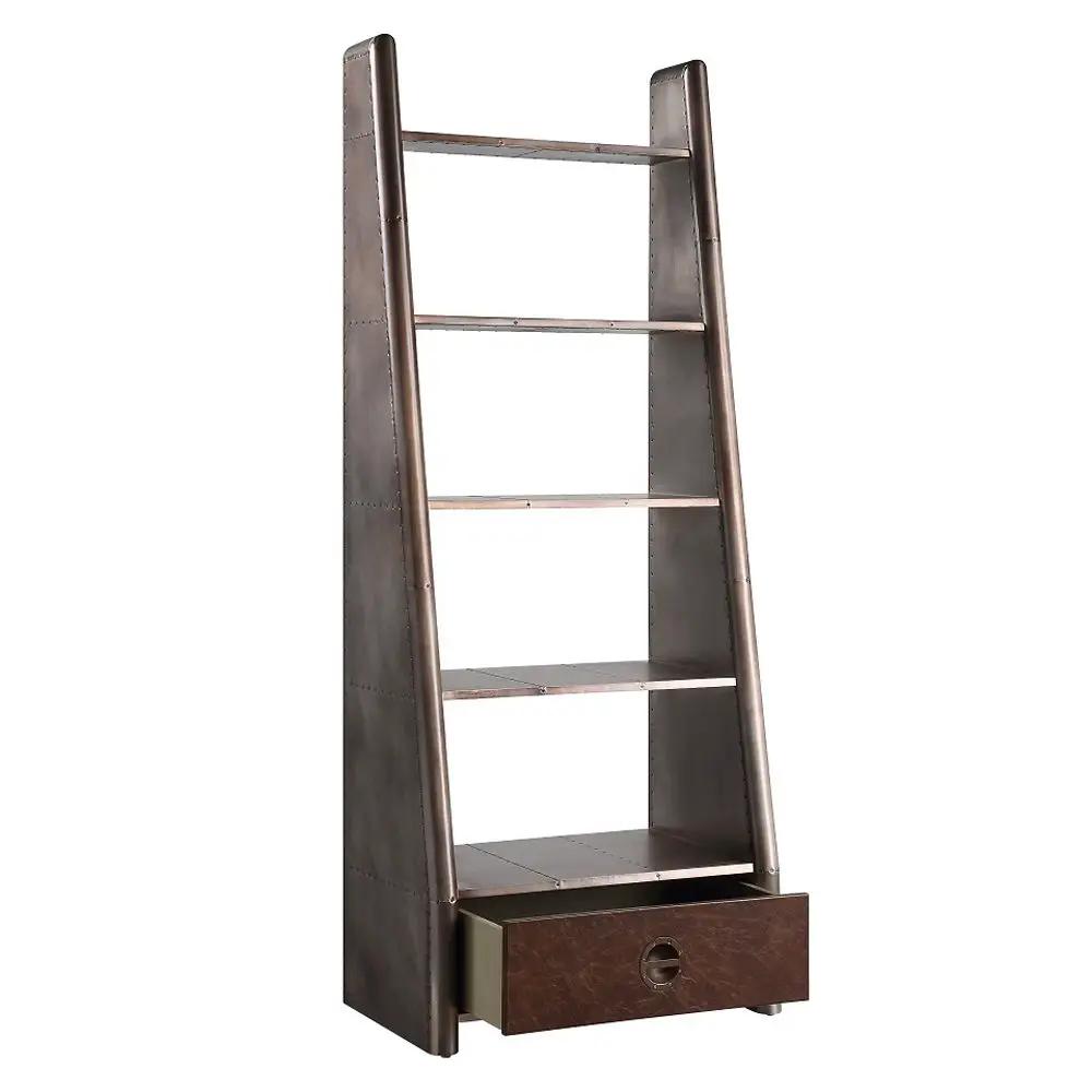 Brancaster - Bookcase - Aluminum by Unique Piece Furniture