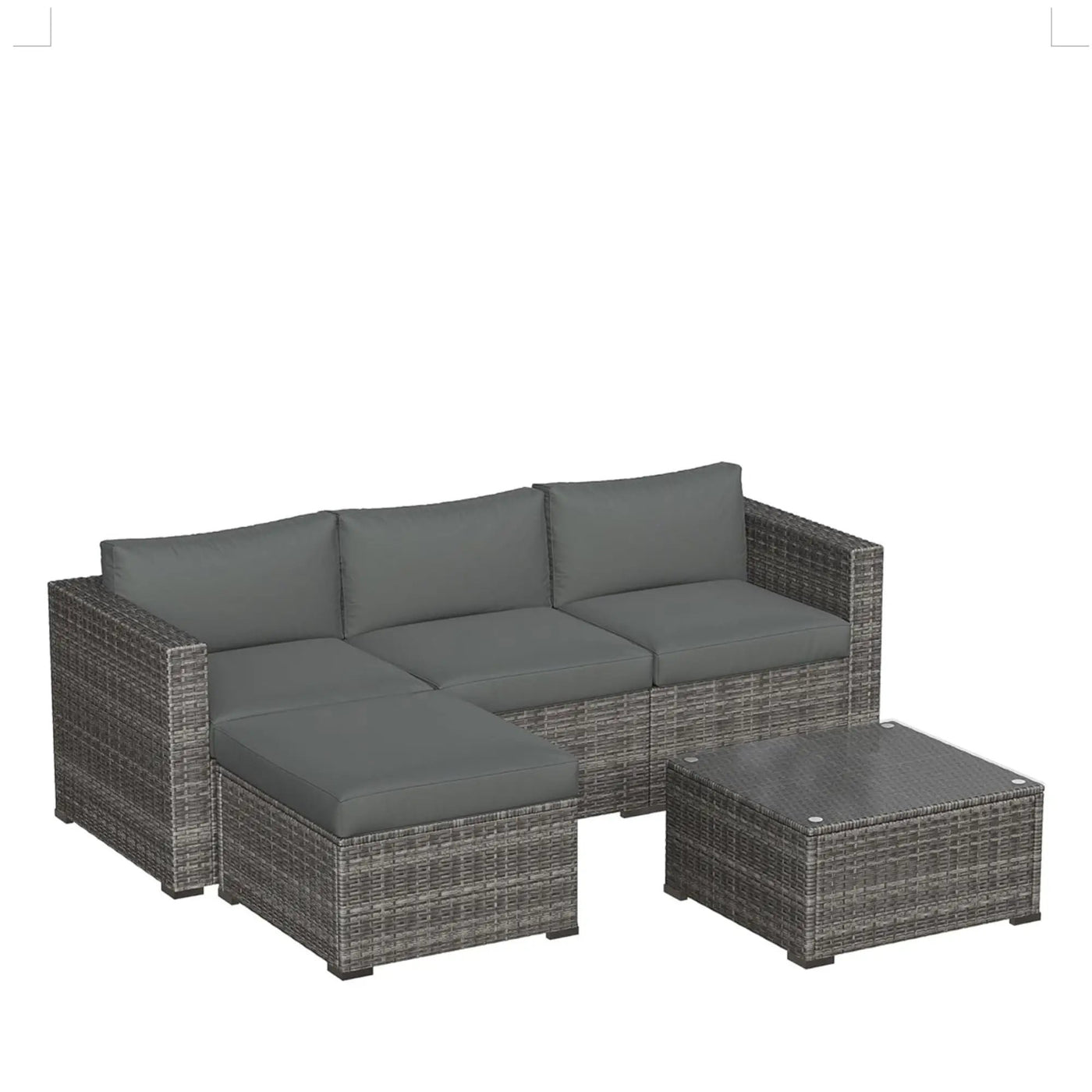 Modern Patio Set With Coffee Table by HouseOfZazla