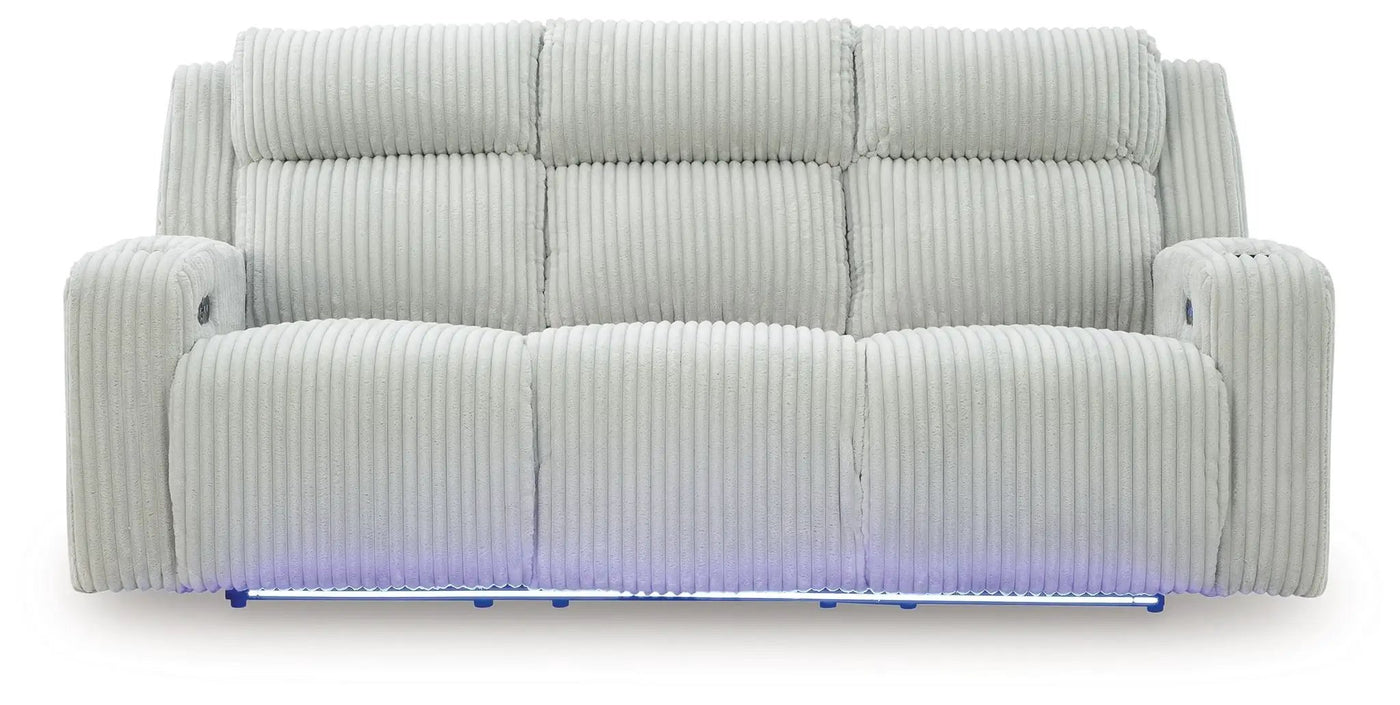 Forest Lake - Power Reclining Sofa With Adj Headrest by Unique Piece Furniture