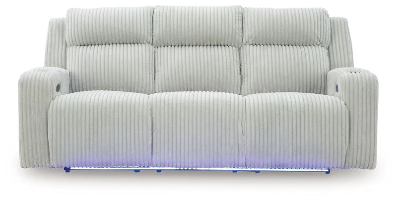 Forest Lake - Power Reclining Sofa With Adj Headrest by Unique Piece Furniture