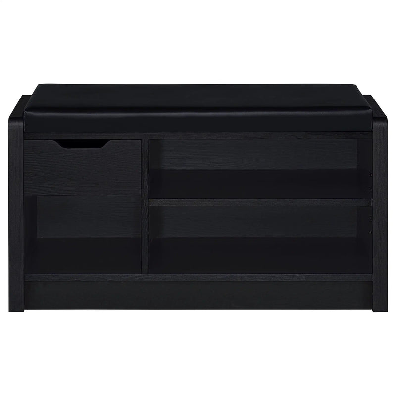 Arrington Storage Bench Black by Unique Piece Furniture