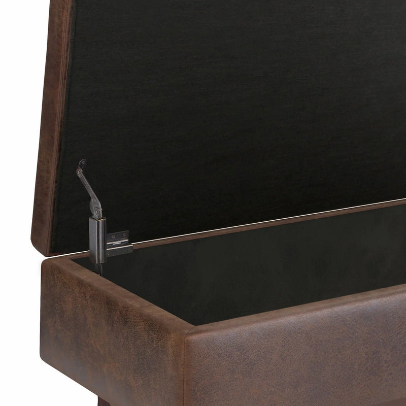Owen - Upholstered Rectangular Storage Ottoman by HouseOfZazla