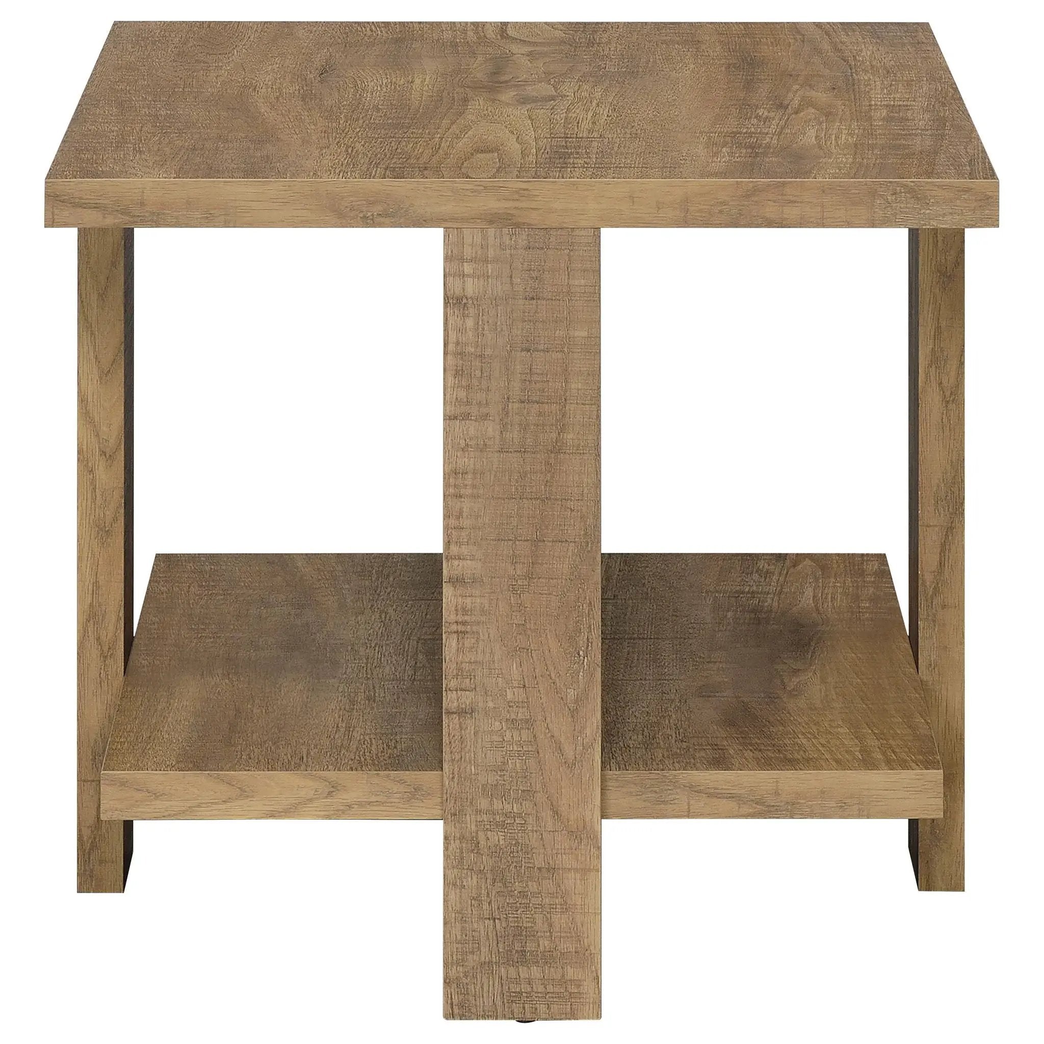 Dawn 3-piece Round Coffee and End Table Set Mango Brown by Unique Piece Furniture