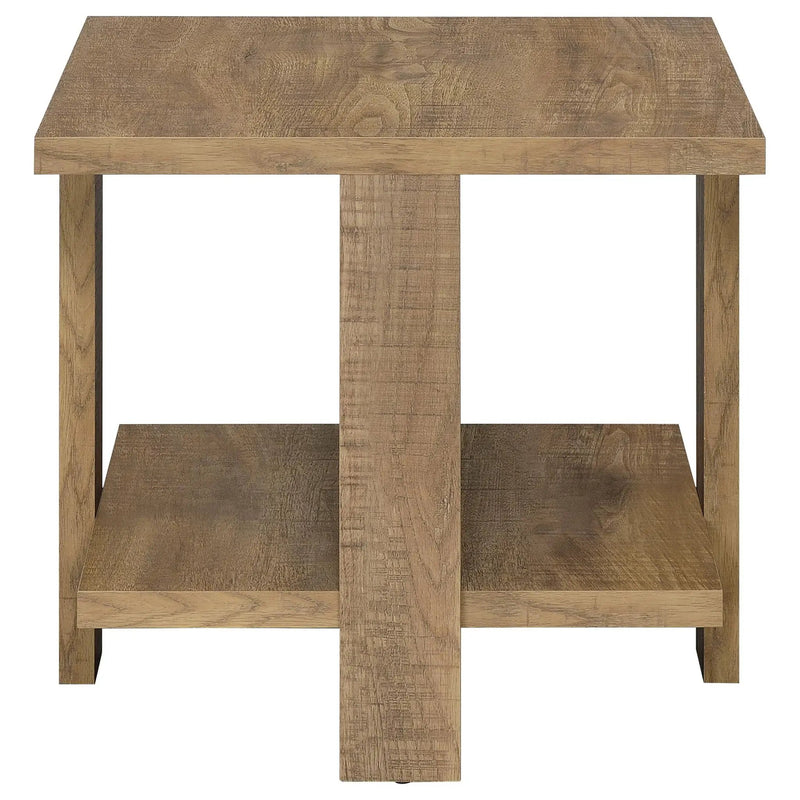Dawn 3-piece Round Coffee and End Table Set Mango Brown by Unique Piece Furniture