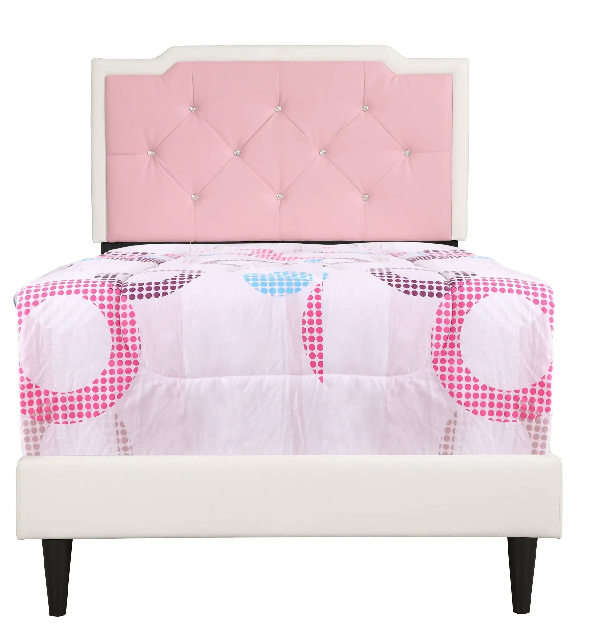 Button Tufted Bed Charming For Cozy Spaces by Unique Piece Furniture