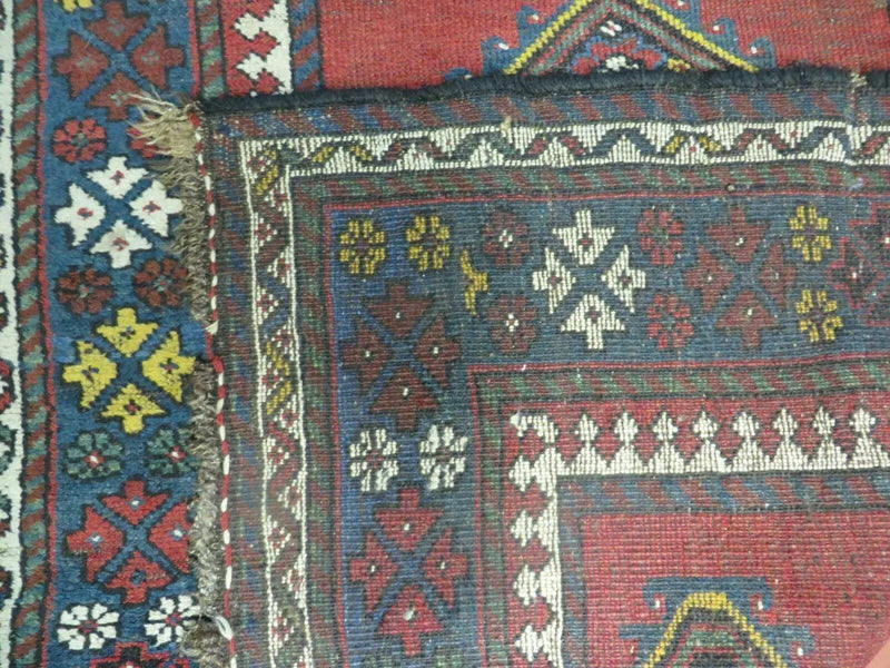 3' X 6' Antique 1920s Handmade Caucasian Karabagh Ganjeh Talesh Wool Rug Nice by Jewel Rugs