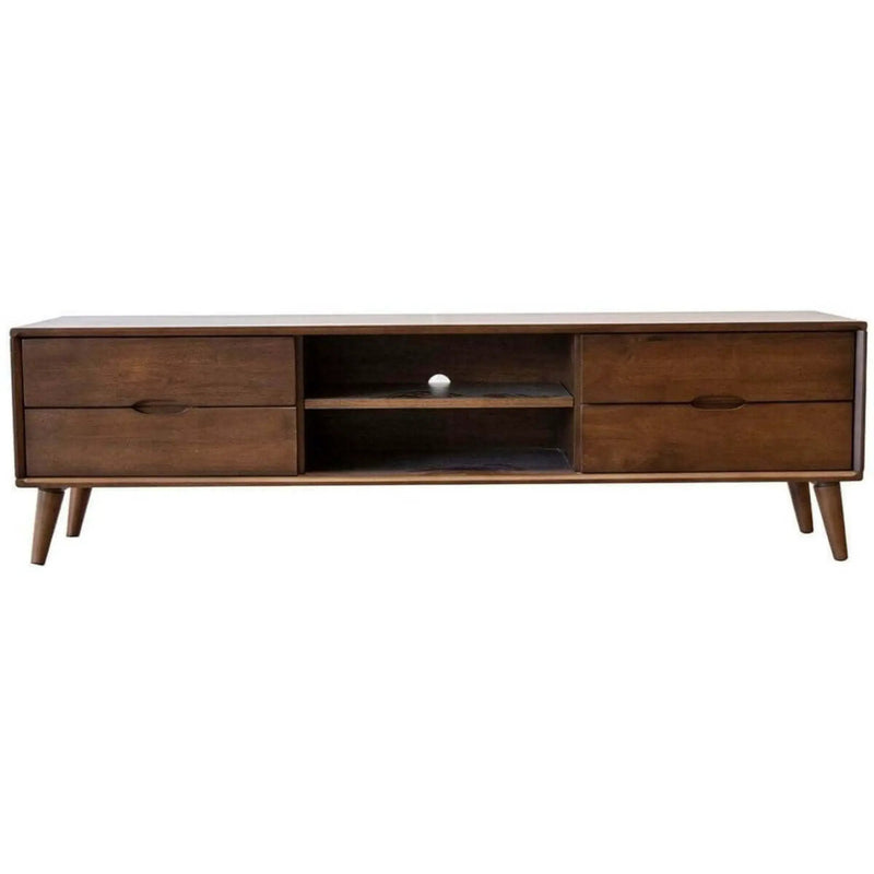 Adrian - TV Stand - Walnut Brown by HouseOfZazla