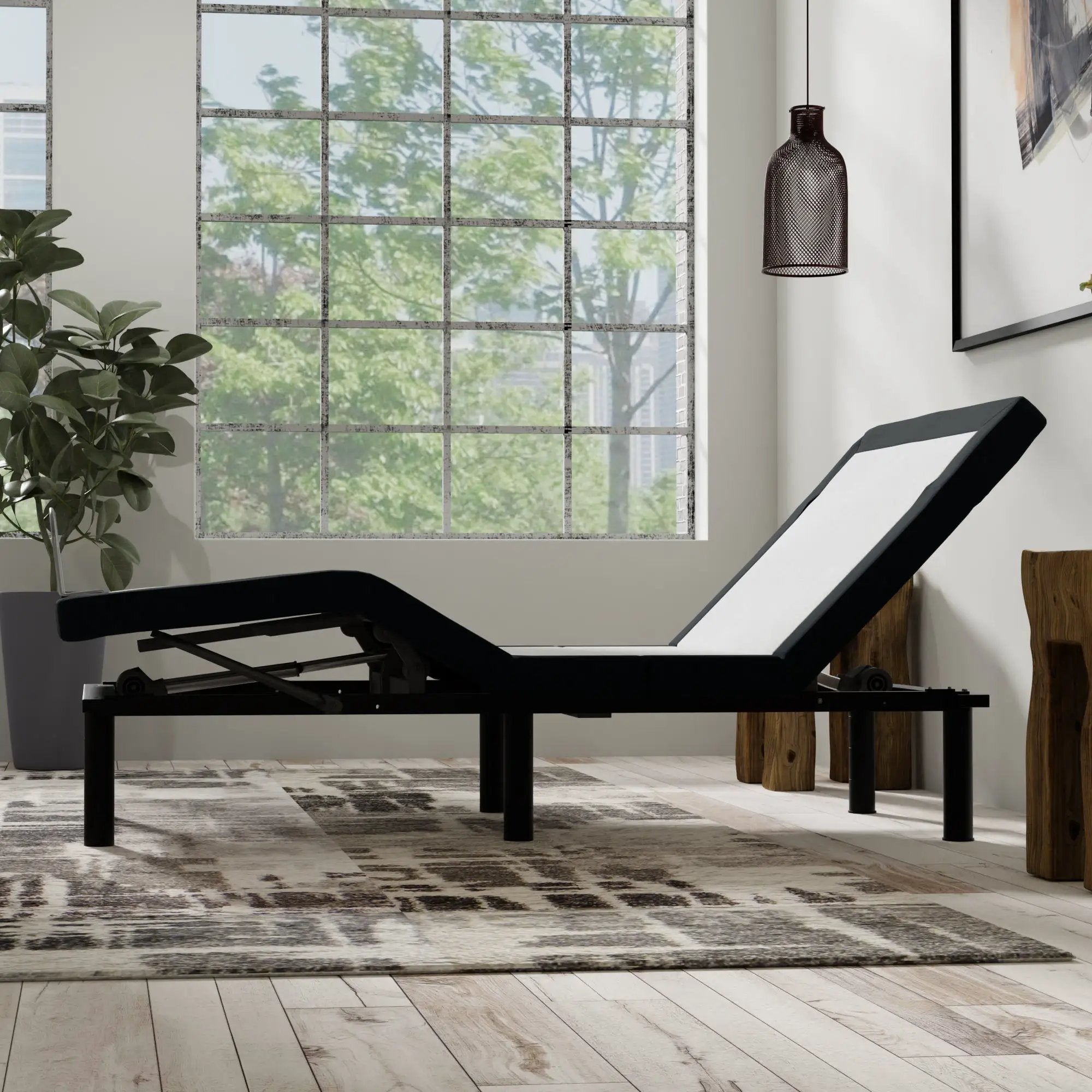 Model P2 Adjustable Base Twin Long with Massage and USB by HouseOfZazla
