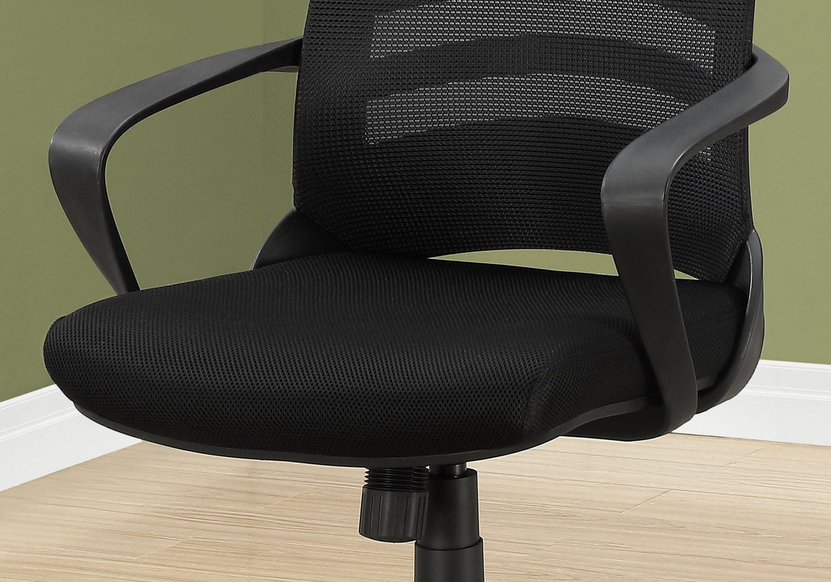 Ergonomic Swivel Office Chair with Adjustable Height and Armrests – Black or Gray, photo 8 of 8