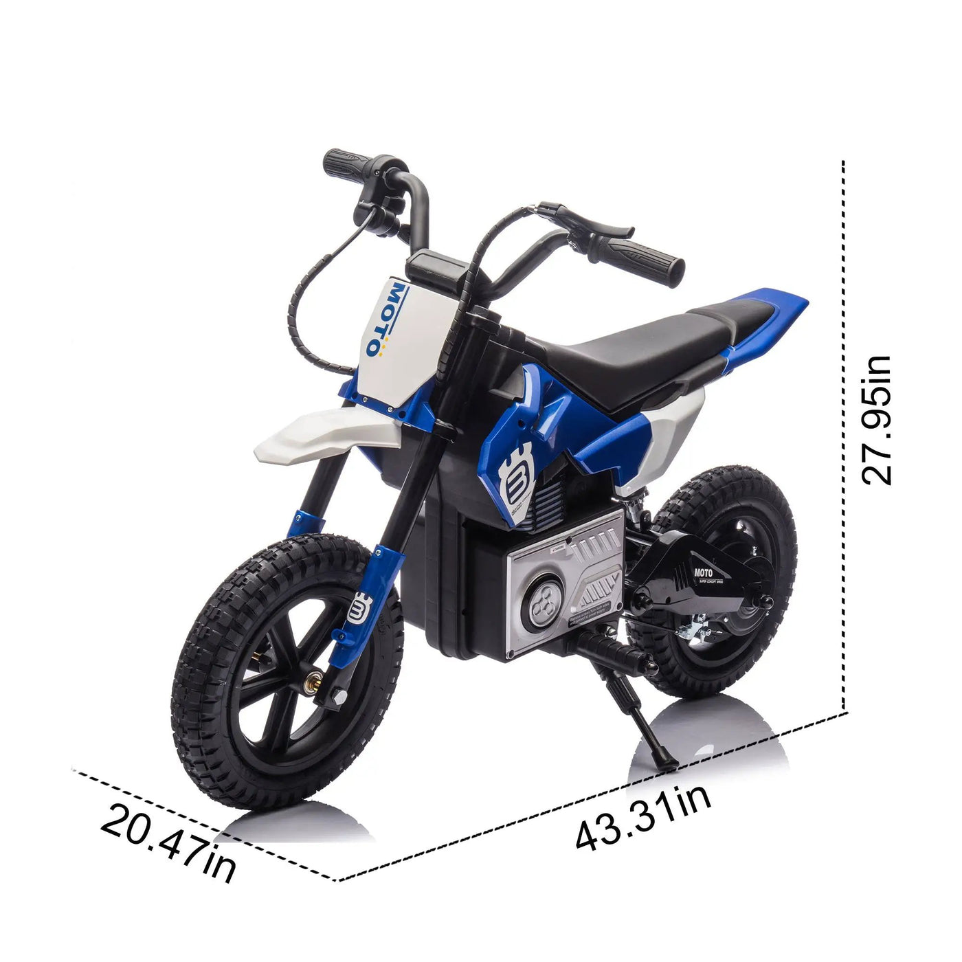 24V Kids Ride On Electric Toy Motocross Motorcycle by HouseOfZazla