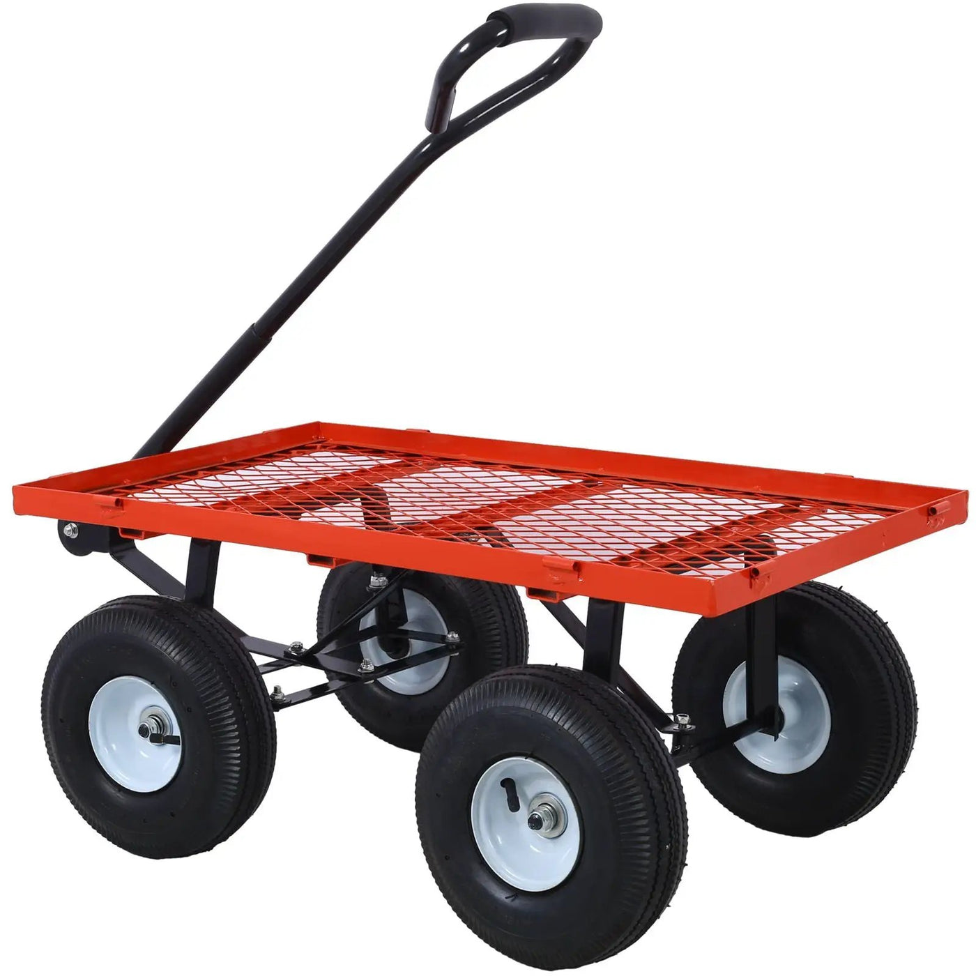 Heavy Duty Steel Garden Cart With Mesh Sides by HouseOfZazla