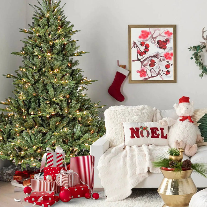 9FT Full-Shape Christmas Tree with 1100 UL Lights by HouseOfZazla