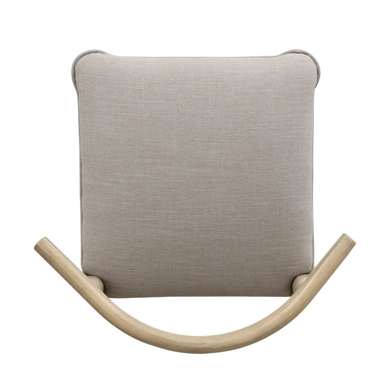 Bar Stool in Pebble Fabric (Set of 2) by HouseOfZazla