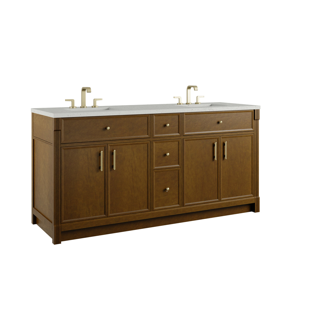 James Martin Bellshire 72" Double Bathroom Vanity, Honey Oak, view 33