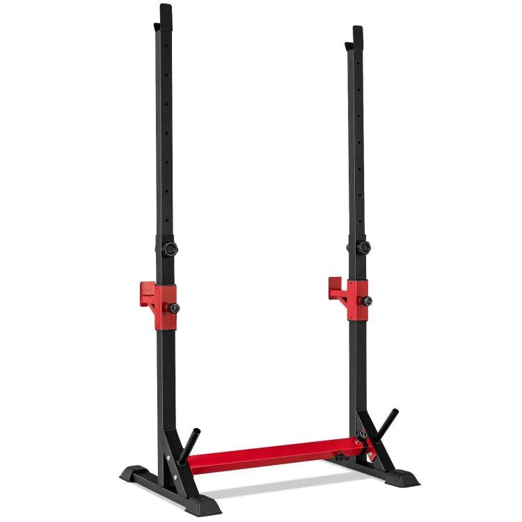 Adjustable Squat Rack Stand for Home Gym Fitness by DirectDeals