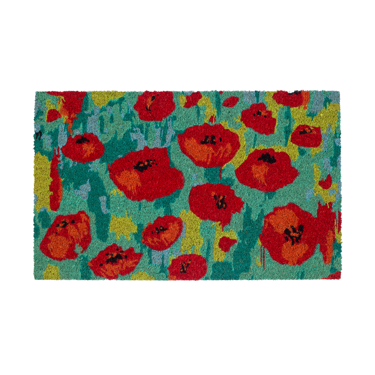 Field of Poppies Red Multi Coir Doormat, photo 5 of 17