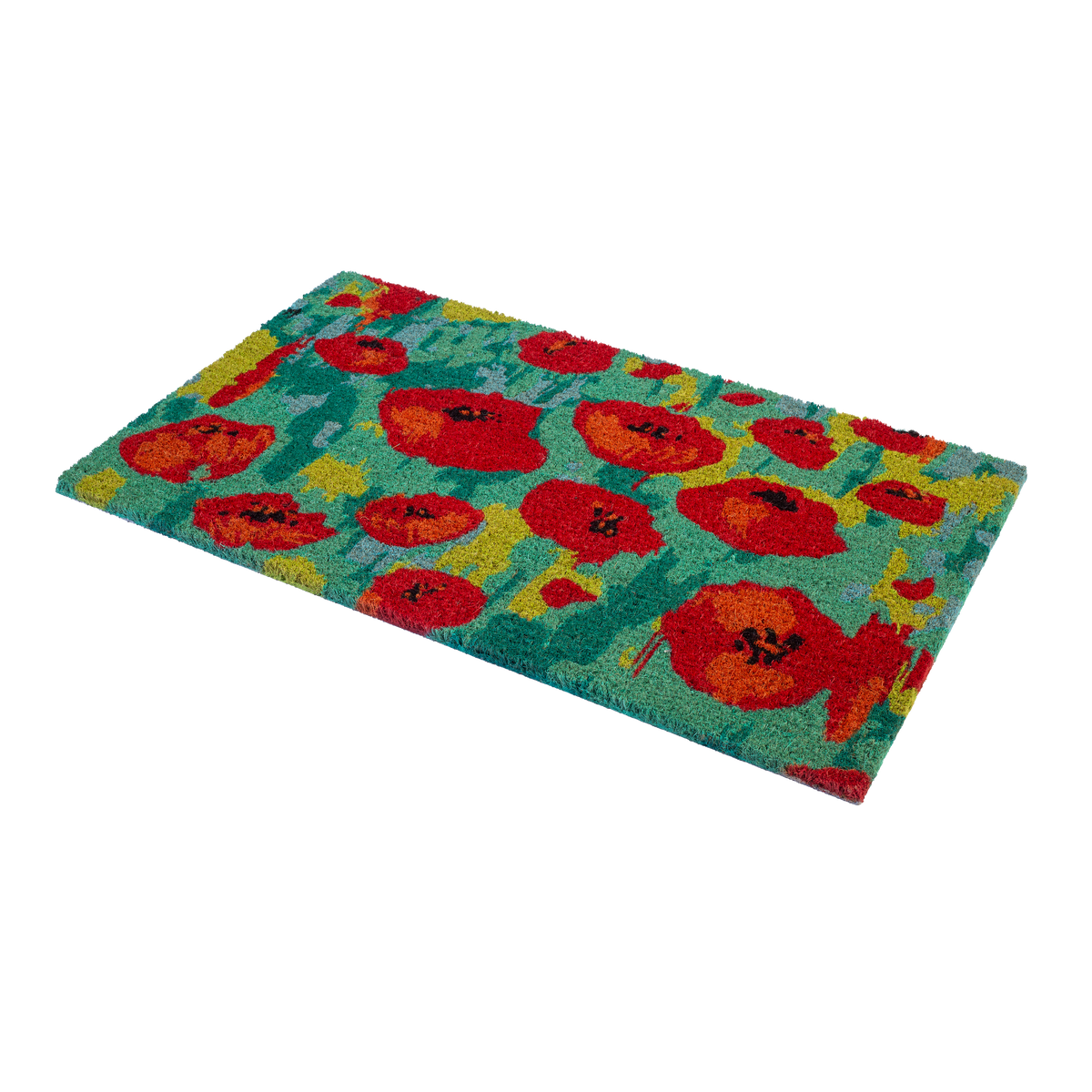 Field of Poppies Red Multi Coir Doormat, photo 6 of 17