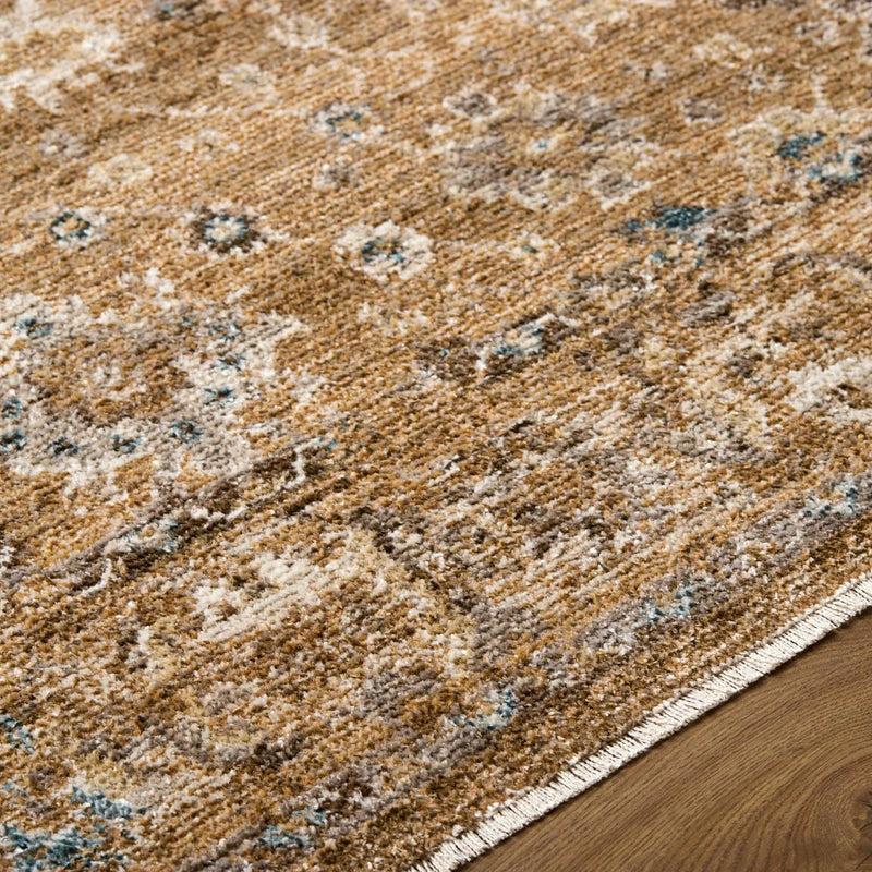Humana Tan Traditional Area Rug by Boutique Rugs