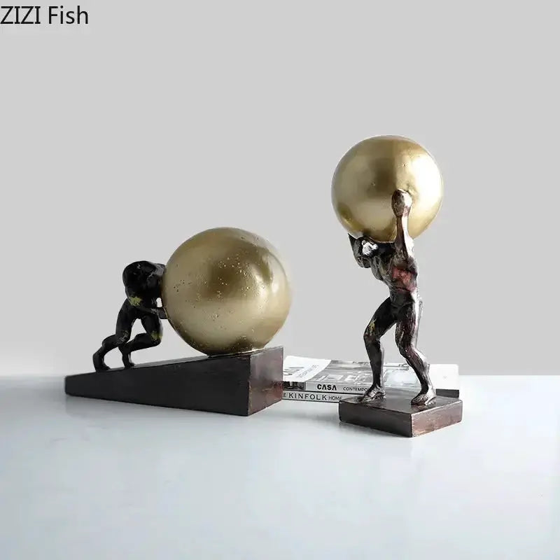 Figure Statue - Fitness Metal 12-Inch by House Of Avana