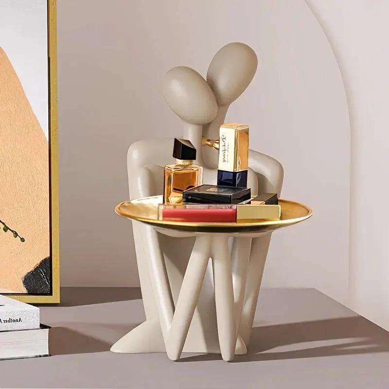 Figurine - Modern Abstract White by House Of Avana