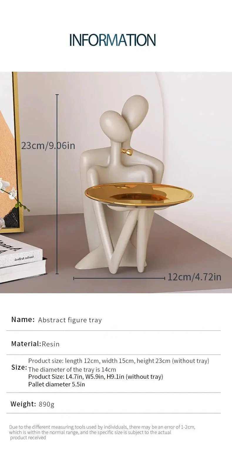 Figurine - Modern Abstract White by House Of Avana