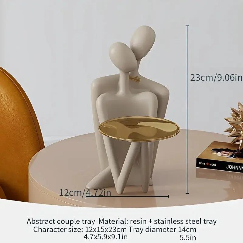 Figurine - Modern Abstract White by House Of Avana