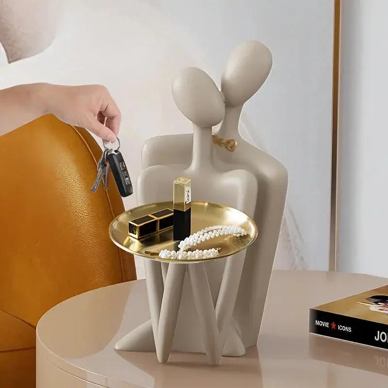Figurine - Modern Abstract White by House Of Avana