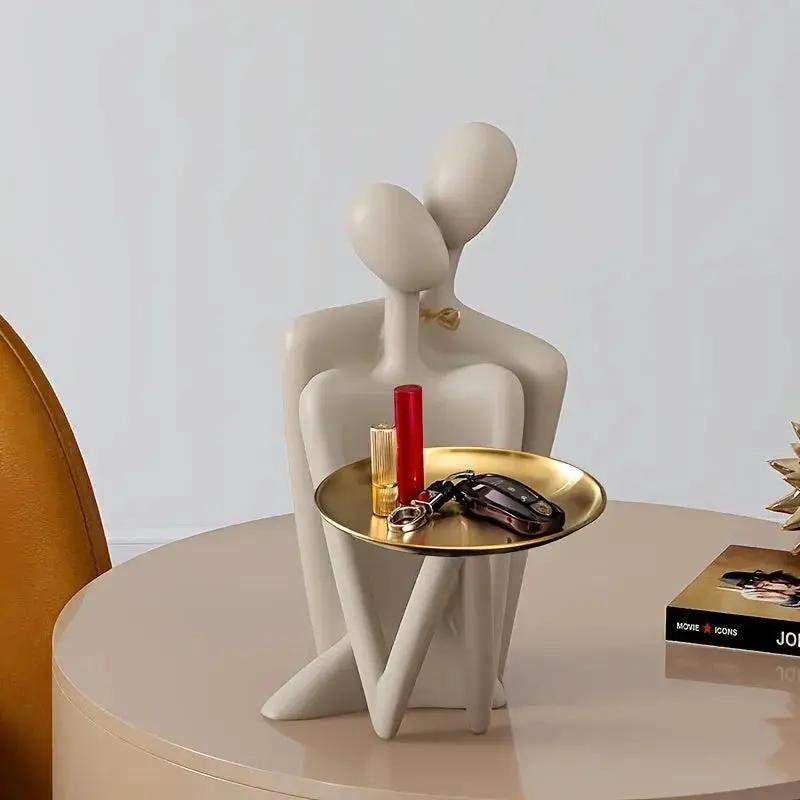 Figurine - Modern Abstract White by House Of Avana