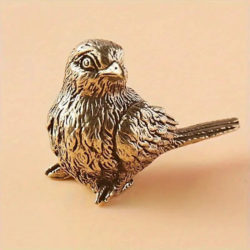 Figurine - Vintage Brass Bird by House Of Avana