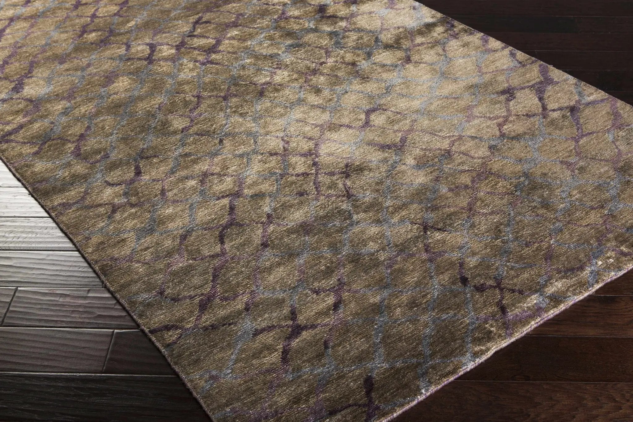 Filbert Premium Viscose Area Carpet - Clearance by Boutique Rugs