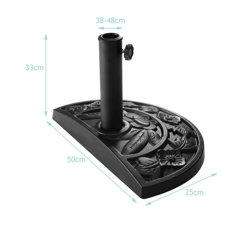20 inch Outdoor Patio Half Round Umbrella Base by DirectDeals