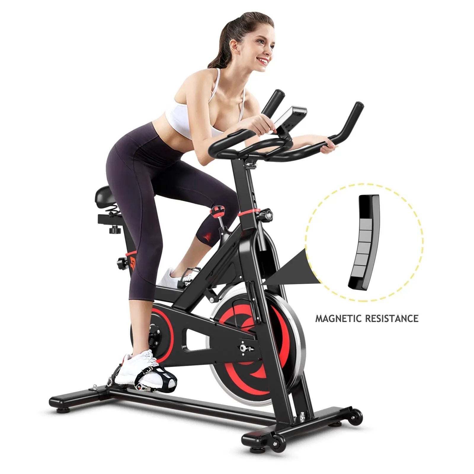 30 lbs Family Fitness Aerobic Exercise Magnetic Bicycle by DirectDeals