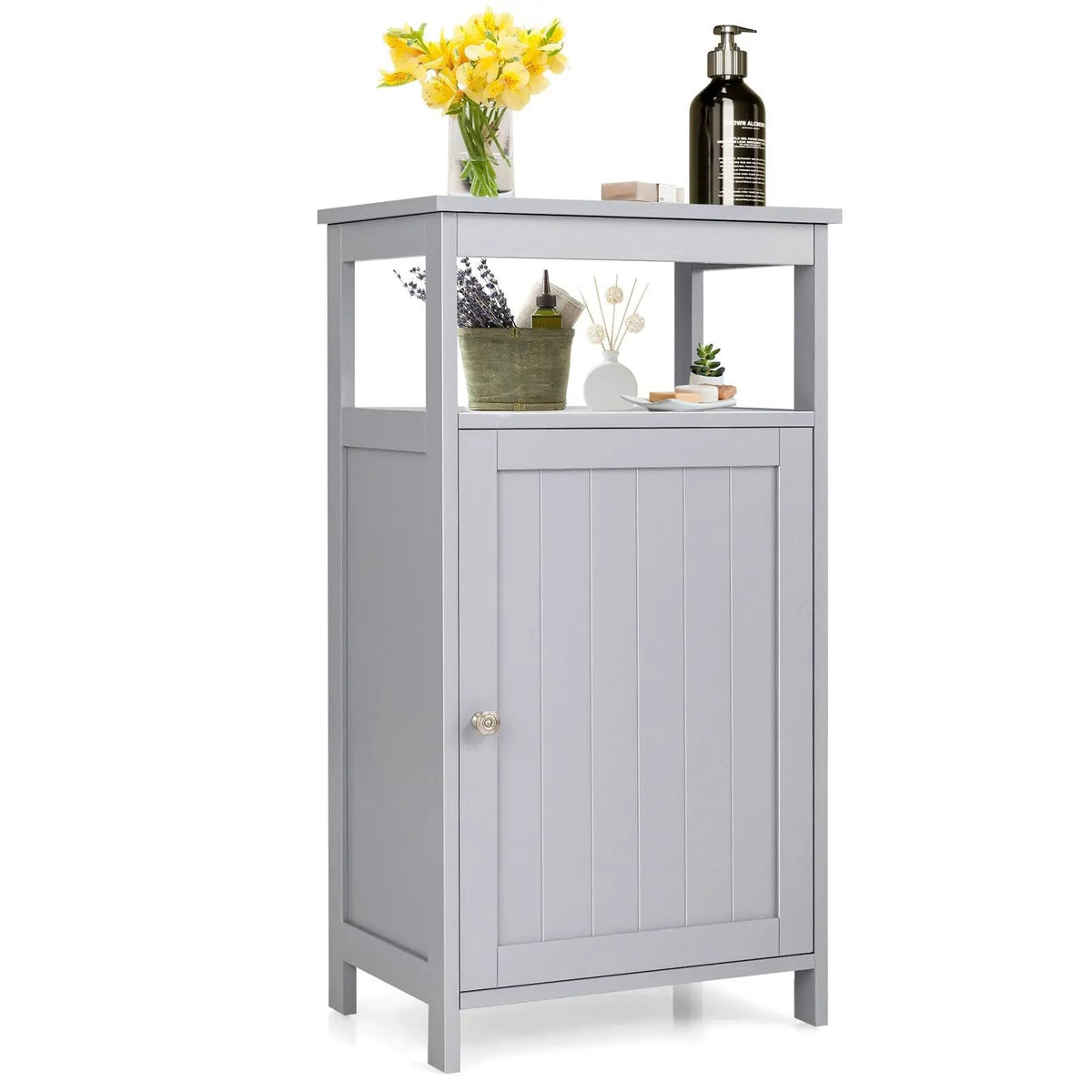 Floor Cabinet Multifunction Storage Rack Organizer Stand by DirectDeals