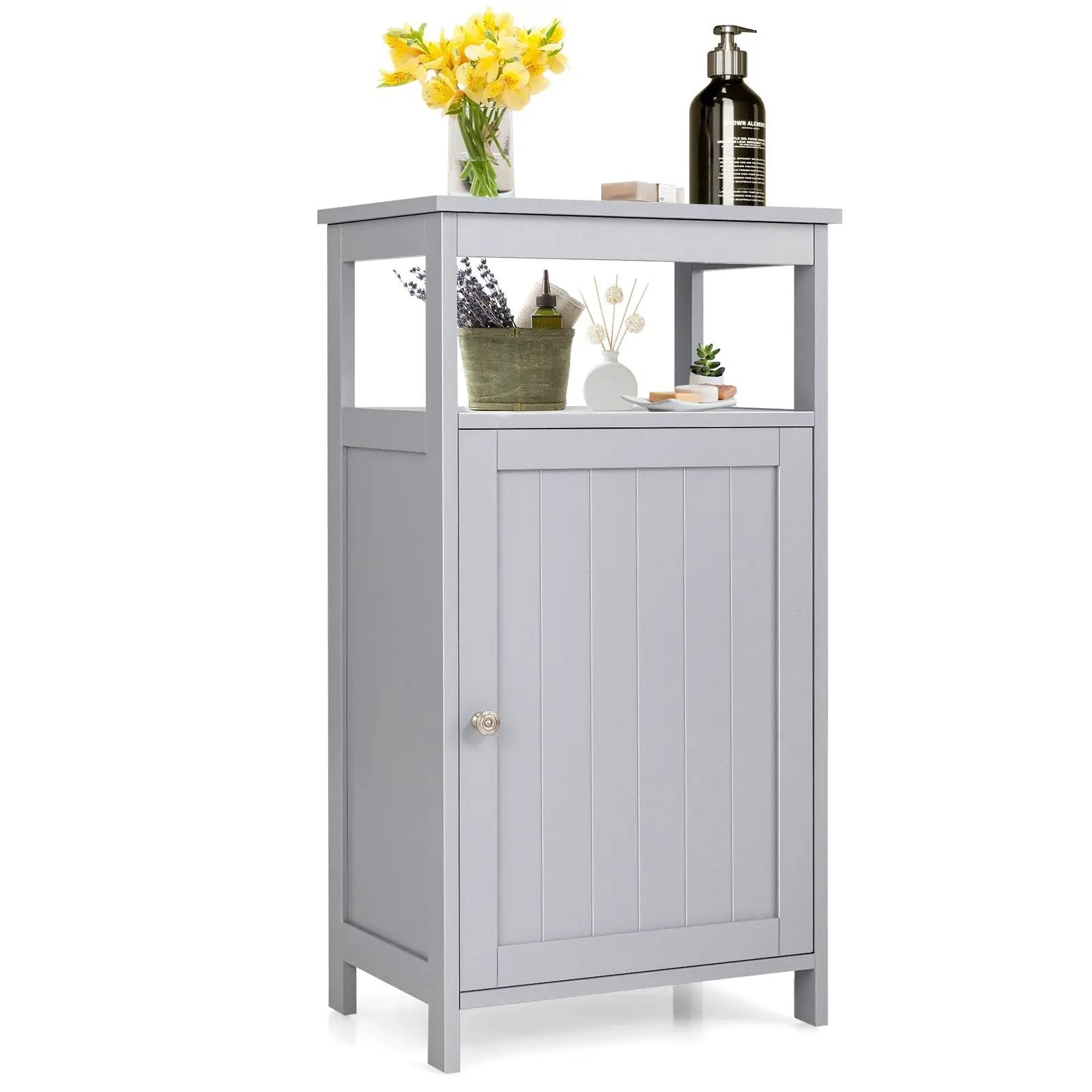 Floor Cabinet Multifunction Storage Rack Organizer Stand by DirectDeals
