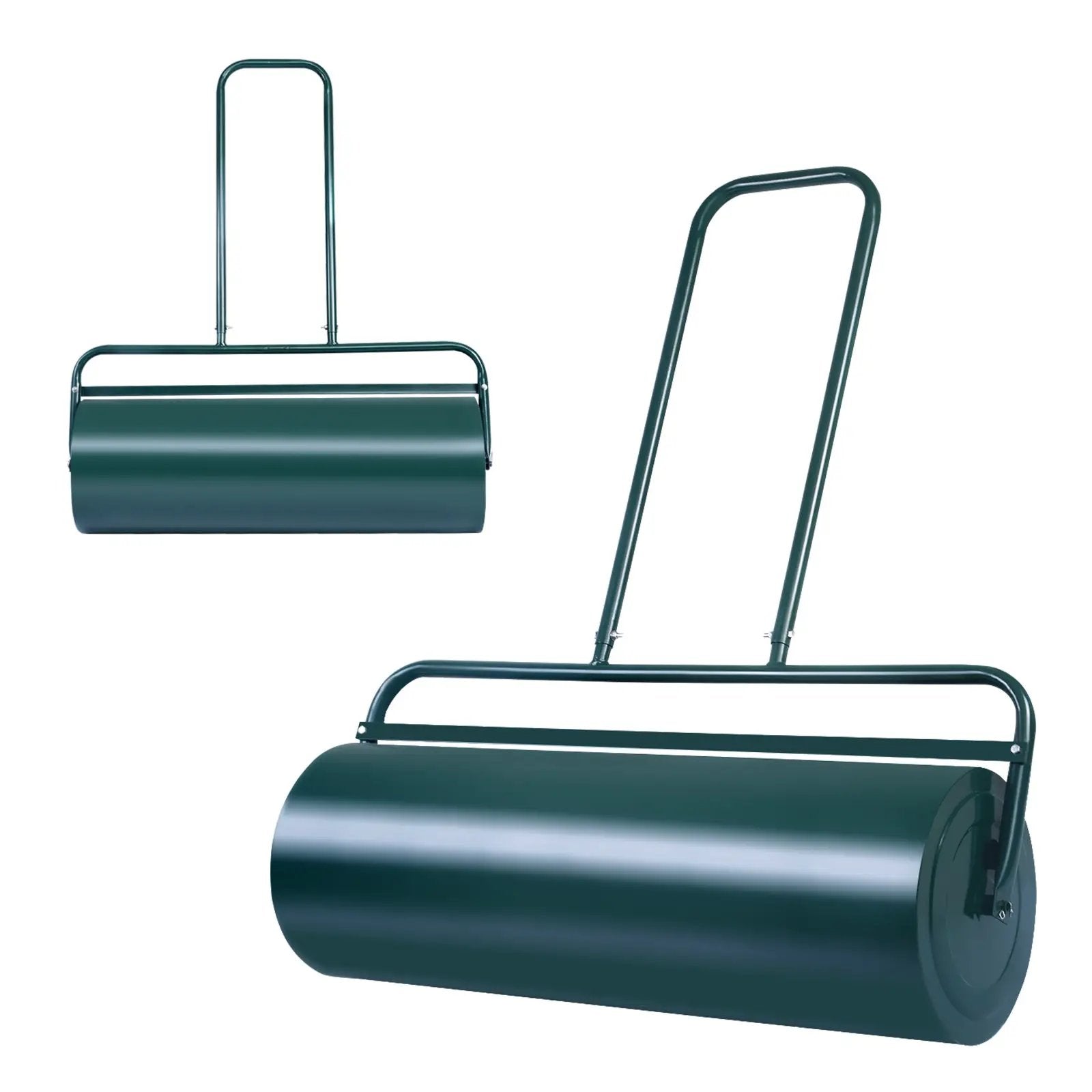 36 x 12 Inch Tow Lawn Roller Water Filled Metal Push Roller by DirectDeals