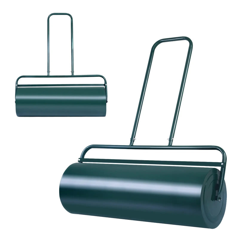36 x 12 Inch Tow Lawn Roller Water Filled Metal Push Roller by DirectDeals