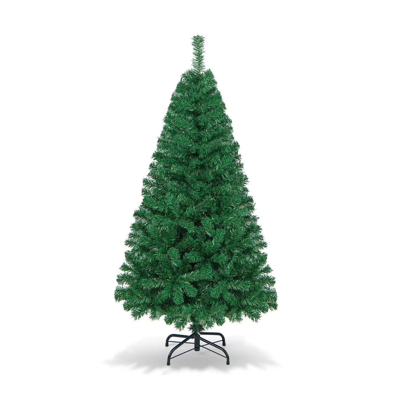 Artificial PVC Christmas Tree with Solid Metal Stand by DirectDeals