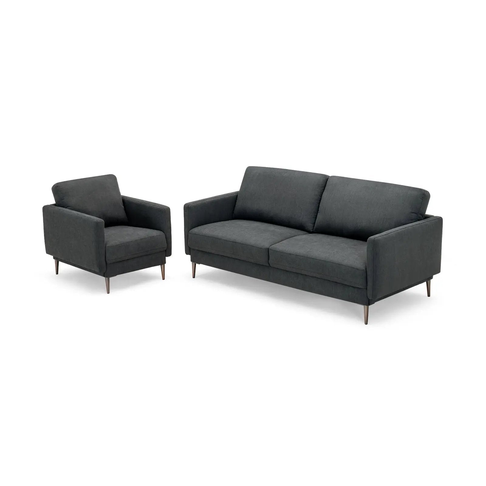 Modern Upholstered Accent Chair with Removable Backrest Cushion by DirectDeals