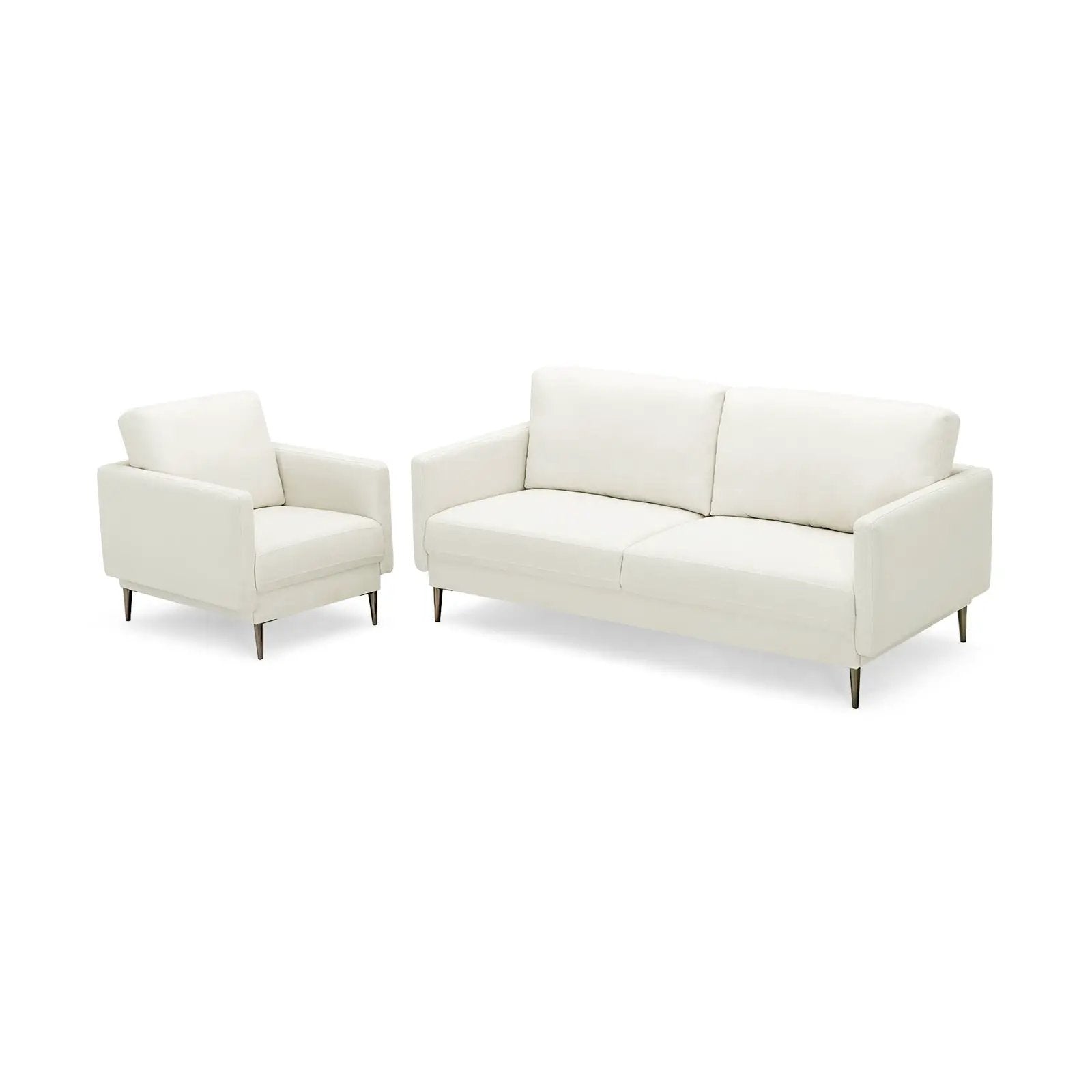 Modern Upholstered Accent Chair with Removable Backrest Cushion by DirectDeals